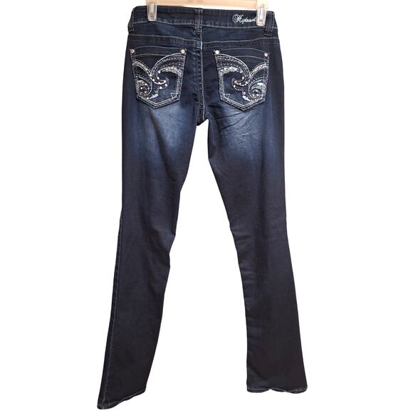 Hydraulic Jeans size 7/8 dark wash Y2K late 90s early 2000s - Picture 4 of 10